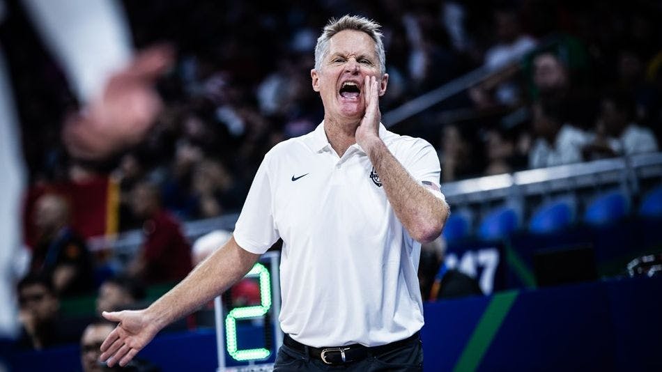 ‘World Champion of what?’ Team USA coach Steve Kerr weighs in on debate